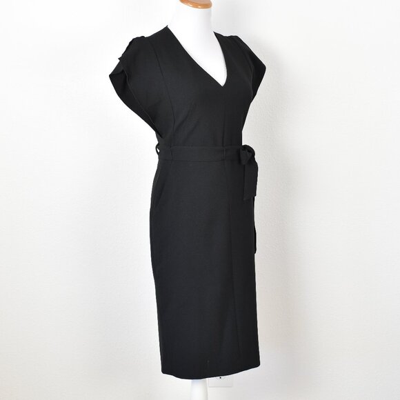 Eliza J Flutter Sleeve Sheath Midi Dress - 2 - Picture 8 of 9